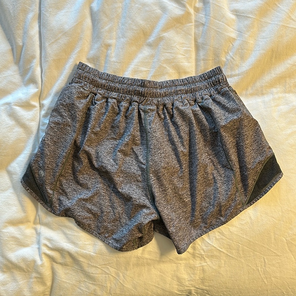 Lululemon running shorts (grey, size 6)